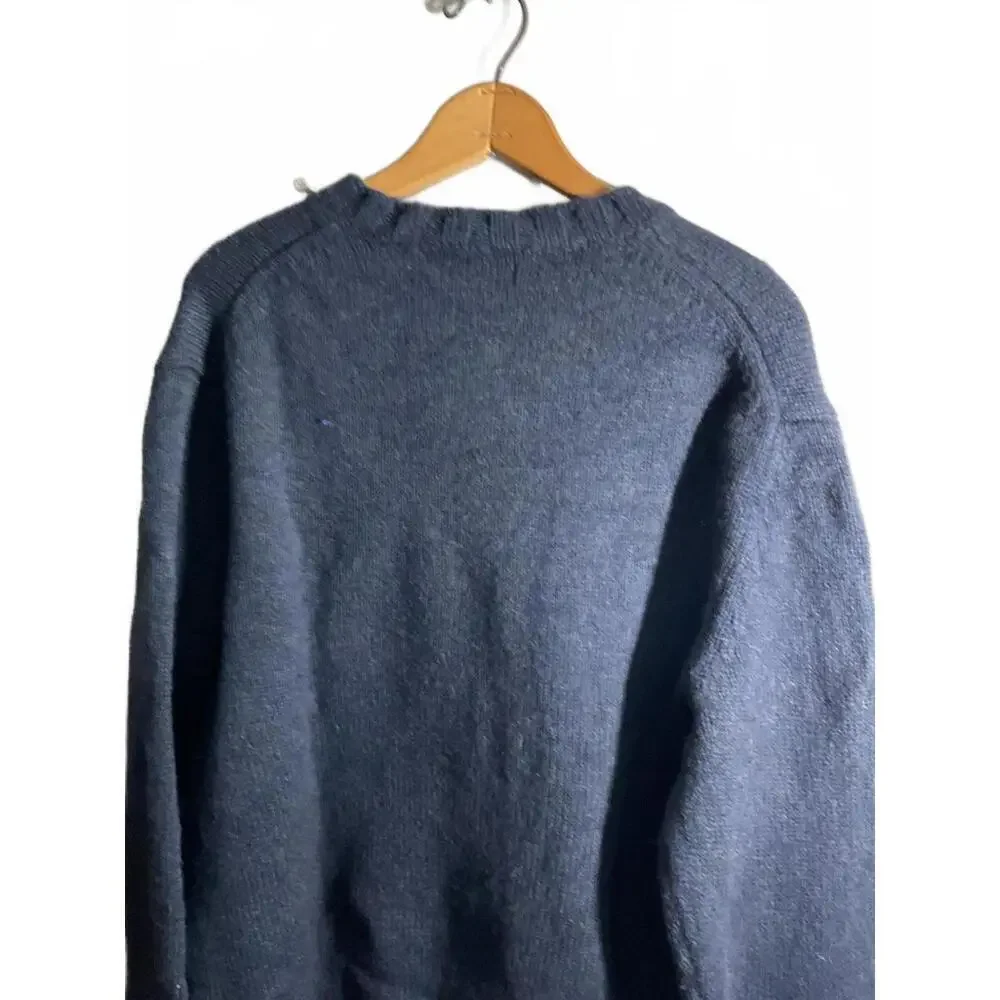 Nautica Merino Wool Men's V-Neck Sweater in Classic Blue XL